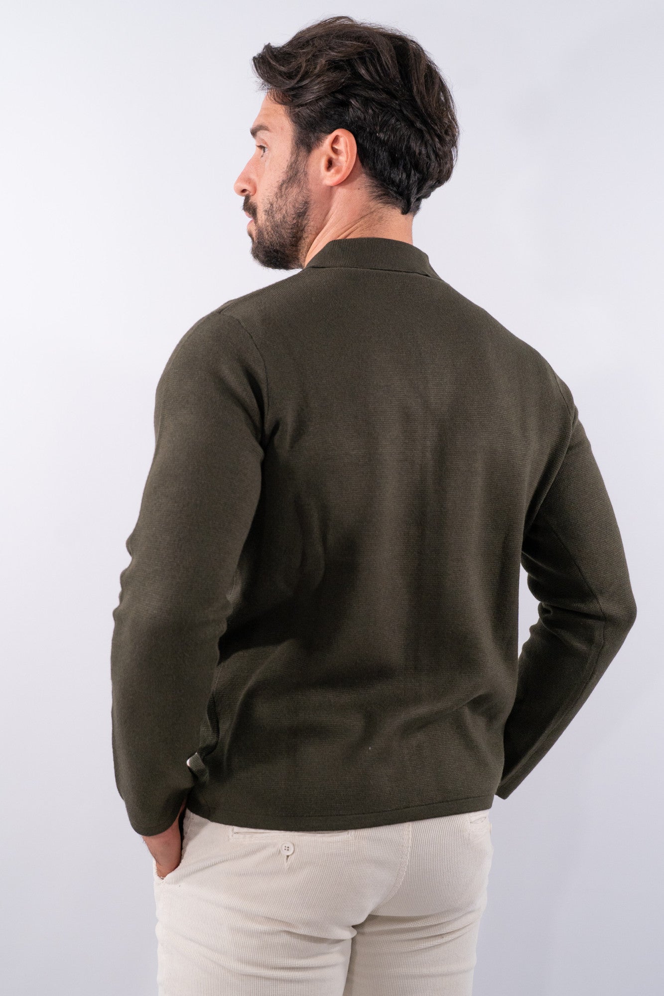 Giacca camicia con taschini