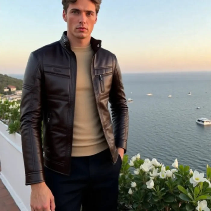Giacca in Pelle Maschio®