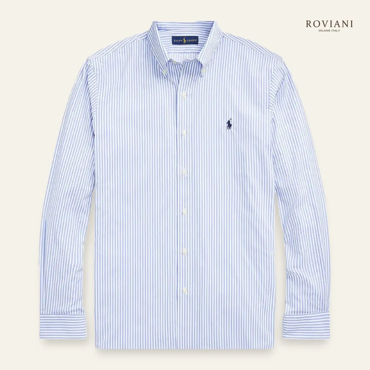 Camicia Sociale a Righe Slim TecStretch RL