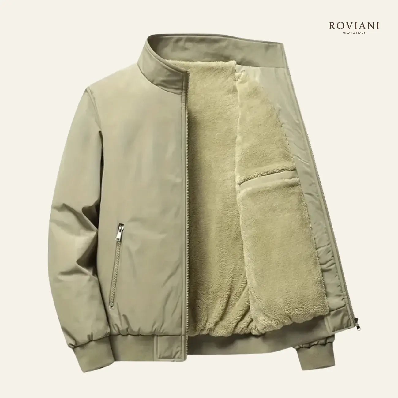 Giacca in Suede Foderata da Uomo®