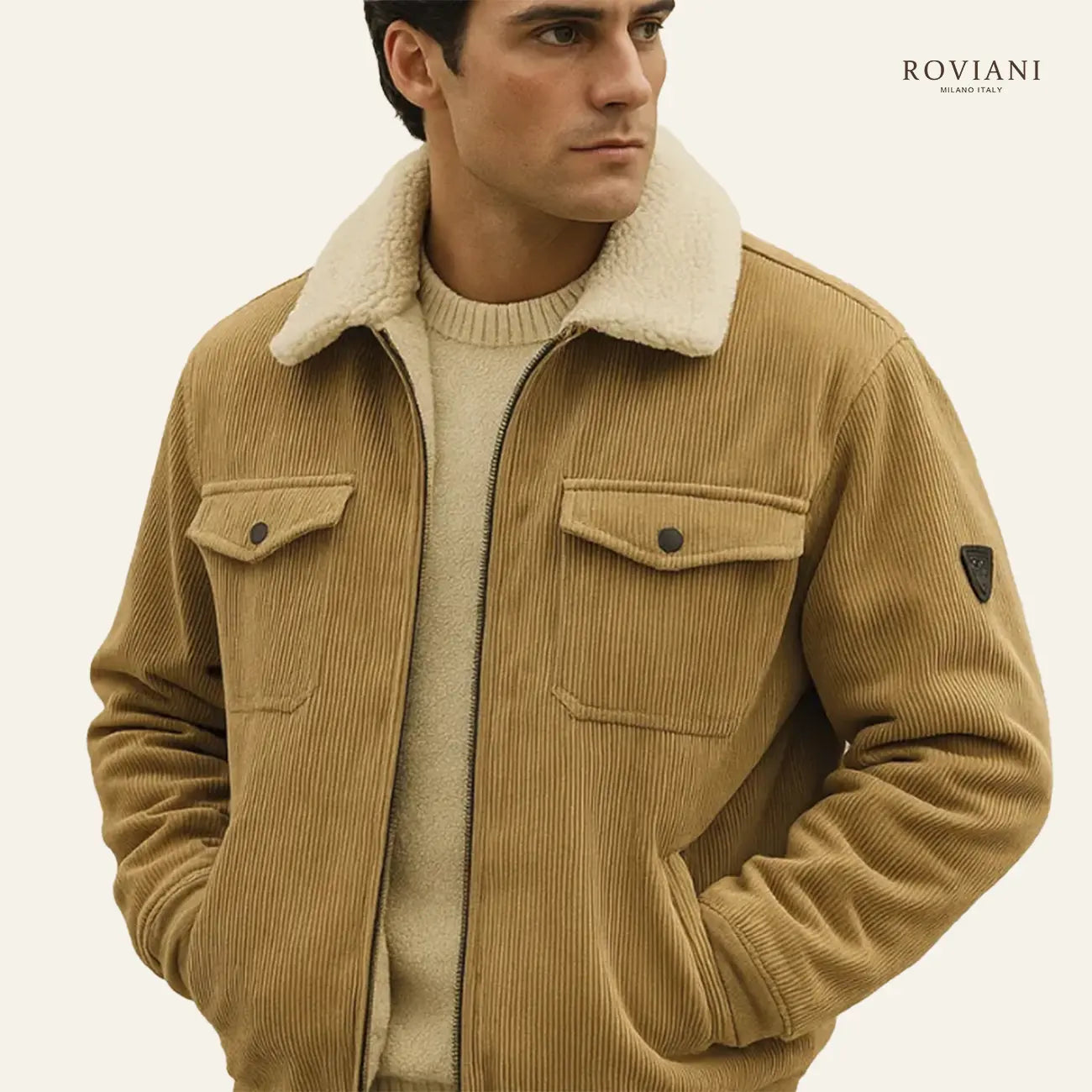 Giacca Milano Foderata in Lana da Uomo®