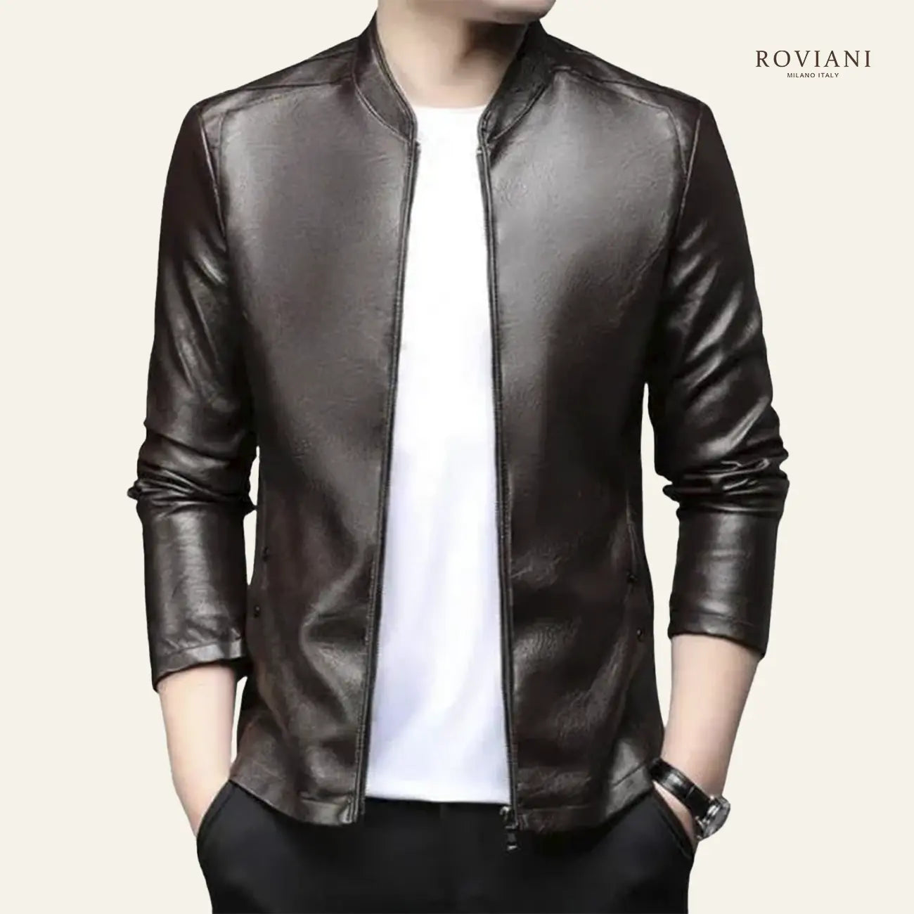 Giacca in pelle da uomo Renzo®