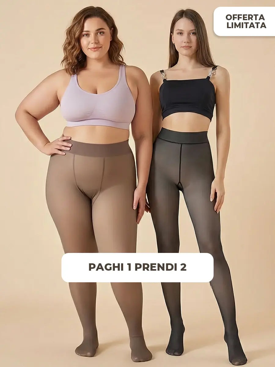 Kit Collant Foderato Trasparente (Prendi 2 al Prezzo di 1) INVERNO 2026